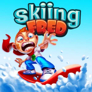 Skiing Fred Pizza Edition Unblocked Game Fullscreen